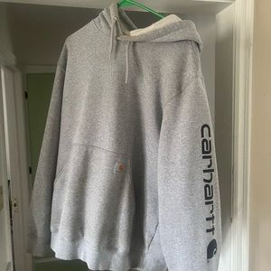 Carhartt Large hoodie, large midweight sweater, medium long sleeve henley